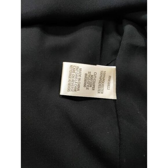 Max Studio Vintage Whimsy Goth Star Pattern Puff Sleeves Pleated Midi Dress M - Picture 10 of 16